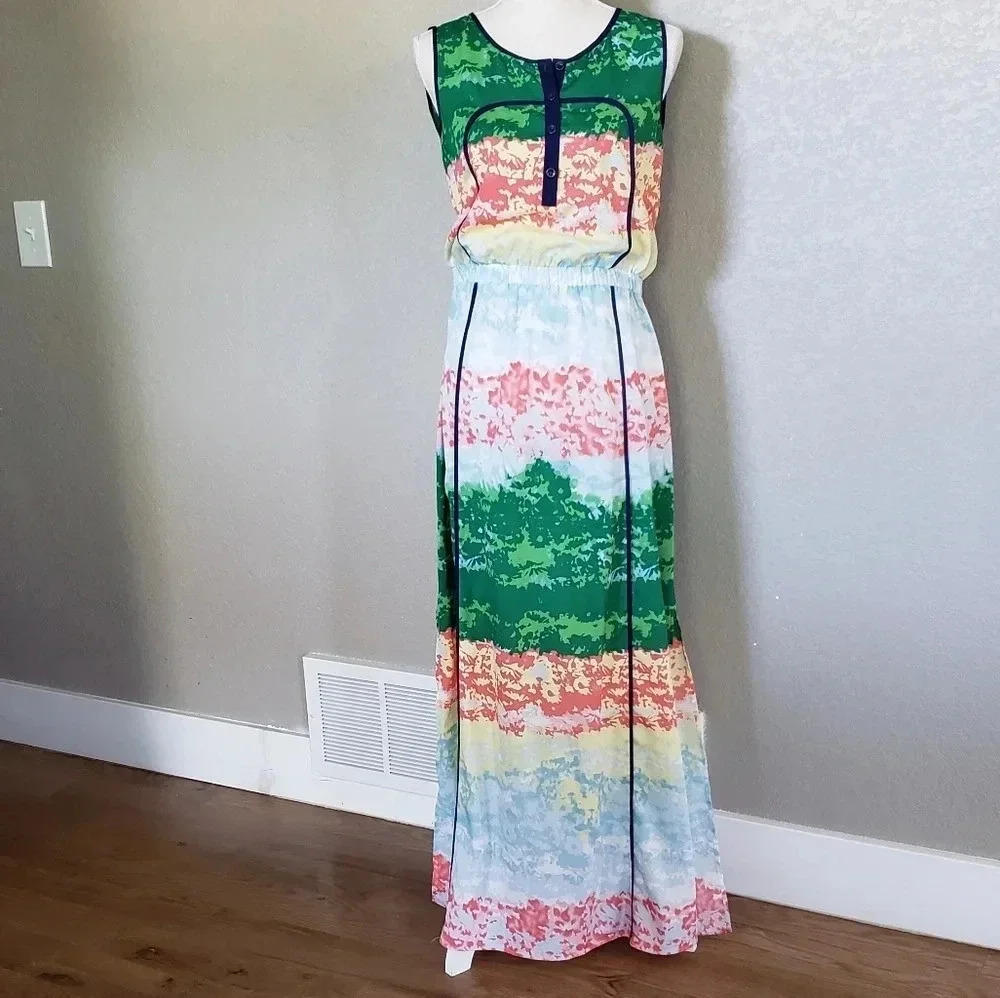Daniel cremieux Maxi spring maxi dress